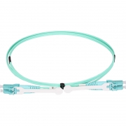 【精选】欢联 HFC2883L100-E  LC-LC双芯多模OM3光纤跳线10M/条  水绿色（单位：条)