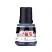 【精选】宝克 记号笔墨水 NO.190 36ml (黑色) 12瓶/盒